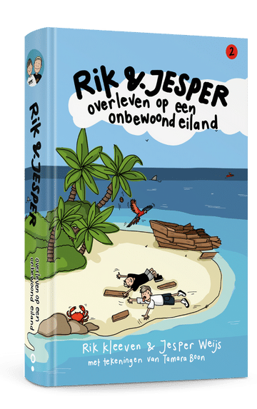 3D cover Glowmovies 2 - Rik en Jesper overleven op een onbewoond eiland